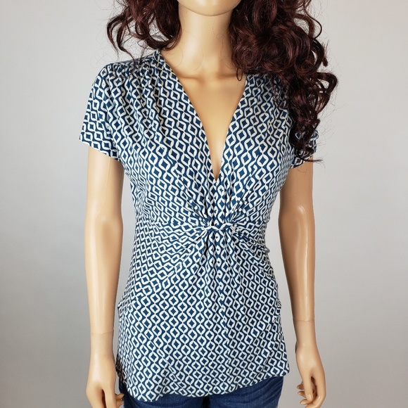 Banana Republic Tops - $8 w bundle Banana Republic Teal Pattern Top